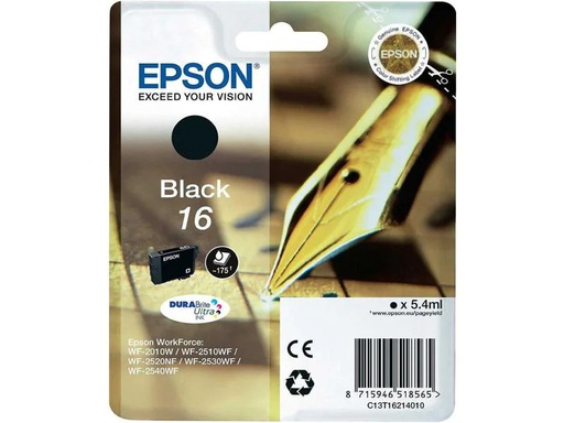 [90019061 630261] Epson Tinte T16214012 Black