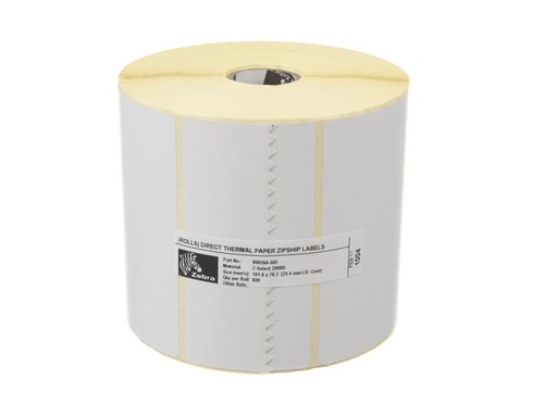 [90019062 166468] Zebra Technologies Etikettenrolle Thermo Direct 102 x 76 mm