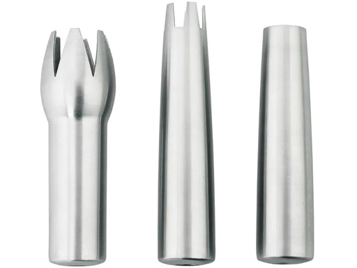 [90019112 1099409] Kisag Edelstahltülle Set 3-teilig
