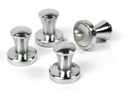 Trendform Haftmagnet MINI-MAX Silber, 4 Stück