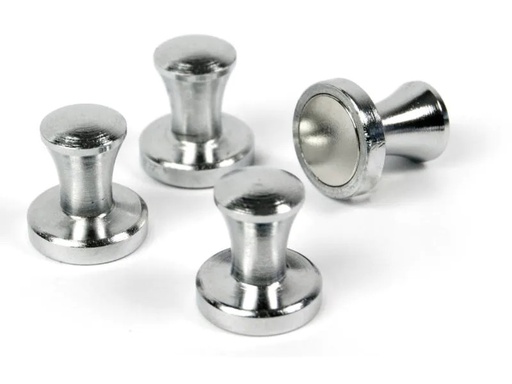 [90019128 894653] Trendform Haftmagnet MINI-MAX Silber, 4 Stück