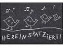 Salonlöwe Fussmatte Hereinspatziert 50 cm x 75 cm