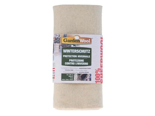[90019182 609642] GardenWool Winterschutz-Matte 200 x 50 cm Naturweiss
