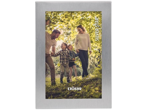 [90001897 982395] Dörr Bilderrahmen Silver Star Lucca Stahl, 10 x 15 cm