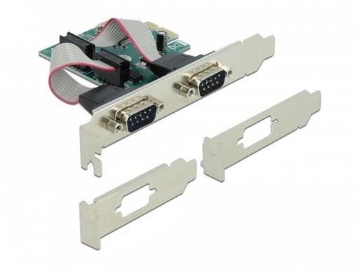 [90019284 1138026] Delock PCI-Express-Karte 90007 2x Seriell / RS-232