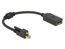 Delock Adapter Mini-Displayport - Displayport, 4K, verschraubbar