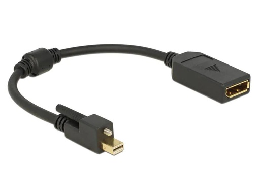 [90019426 557214] Delock Adapter Mini-Displayport - Displayport, 4K, verschraubbar