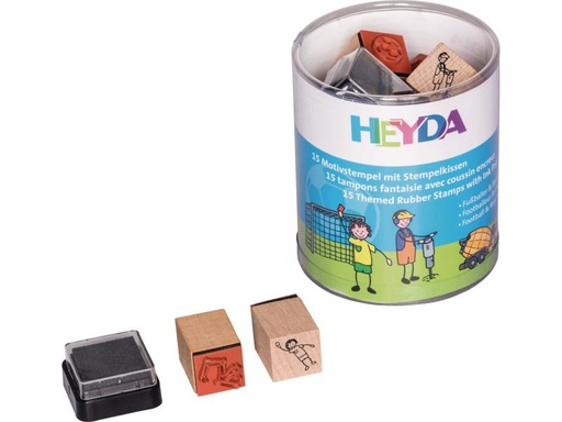 [90019467 797994] Heyda Stempelset Baustelle/Fussball