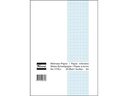 Favorit Notizblock 21 x 29.7 cm, 25 Blatt, Weiss/Blau