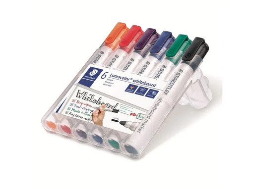 [90019633 914834] Staedtler Lumocolor 351 6er-Set, Rundspitze