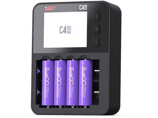 [90161504 1197719] ISDT Ladegerät C4 EVO Smart Charger für Rundzellen