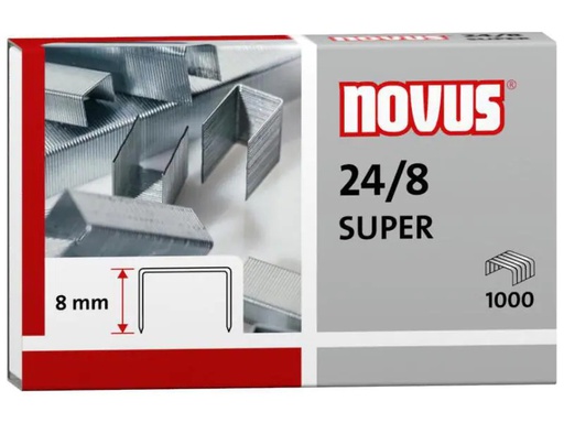 [90000176 914634] Novus Heftklammer 24/8 Super 1000 Stück