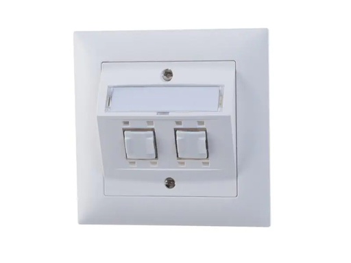 [90162002 796215] Feller EDIZIOdue Netzwerkdose UP 2x RJ45 Kat. 6 geschirmt