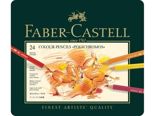 [90020018 847307] Faber-Castell Farbstifte Polychromos 24er Metalletui