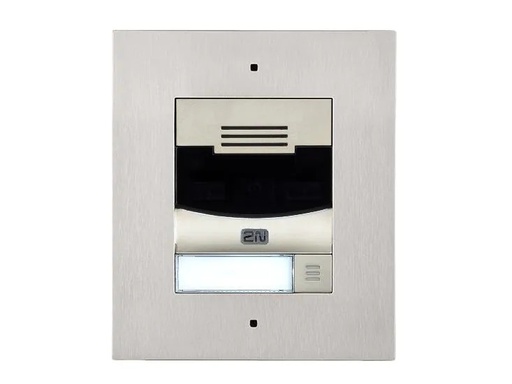 [90162151 1090322] 2N IP Türstation IP Solo ohne Kamera, Wandeinbau, silber