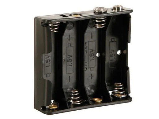 [90162384 112963] Velleman Batteriehalter BH341B, 4x AA 1 Stück