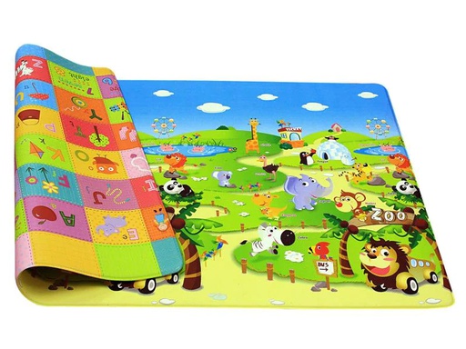 [90162780 1013760] Dwinguler Spielmatte Zoo, 190 x 130 cm