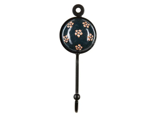 [90020099 1176448] Tranquillo Wandhaken handbemalt Schwarz
