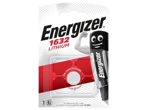 [90020102 739905] Energizer Knopfzelle Lithium 1632 1 Stück
