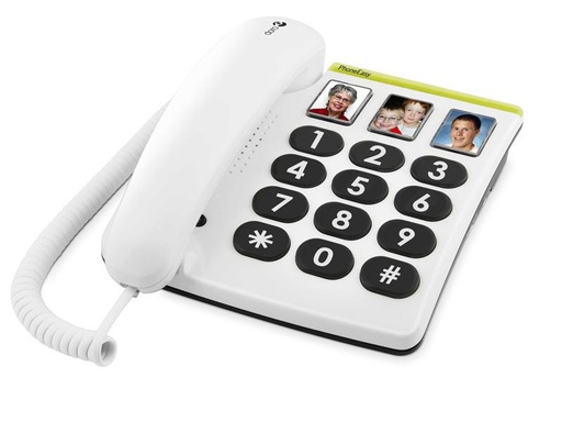 [90020179 187264] Doro Tischtelefon PhoneEasy 331ph  Weiss
