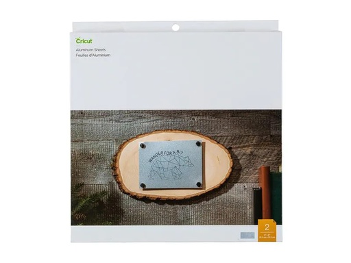 [90020191 1111958] Cricut Metall-Schild Aluminium 20 x 20 cm, 2 Stück