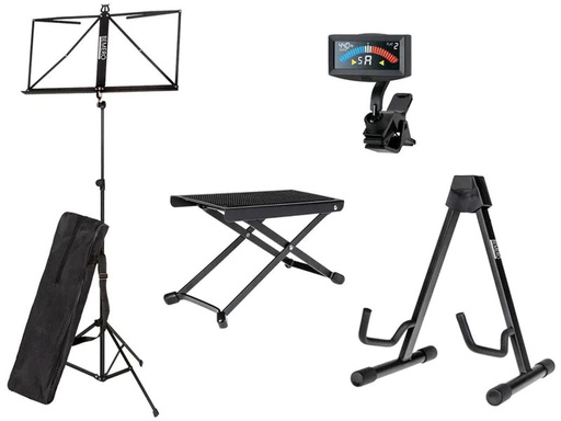 [90163967 1118064] Bemero A-Gitarren-Ständer GS-8061BK Set