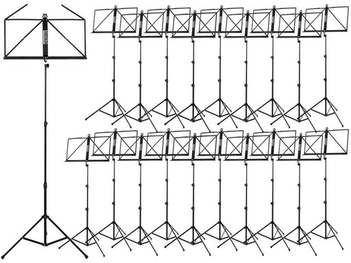 [90164176 1117580] Bemero Notenständer MSS-8090BK 20er Set