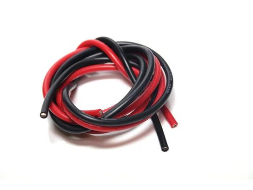 [90002003 242960] EP Silikonlitze 2 mm² 1 m ohne Stecker/Buchse