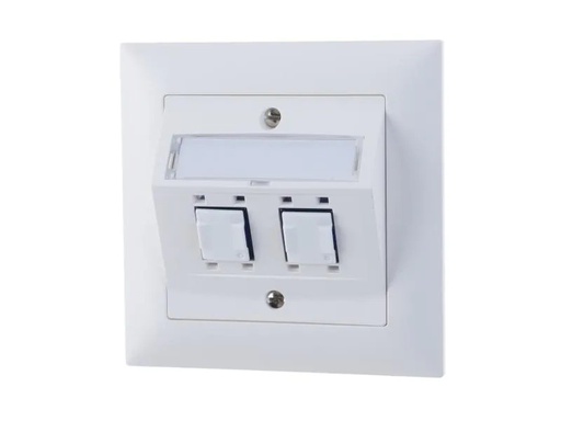 [90164800 796212] Feller EDIZIOdue Netzwerkdose UP 2x RJ45 Kat. 6 ungeschirmt