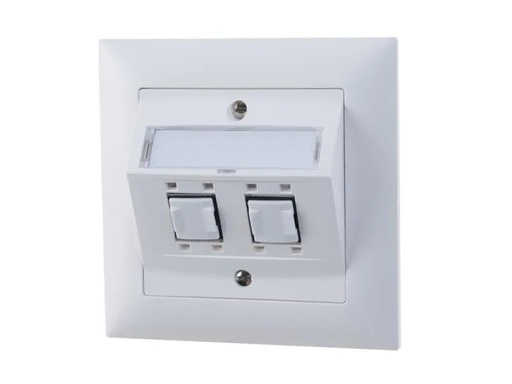 [90164805 796213] Feller EDIZIOdue Netzwerkdose UP 2x RJ45 Kat. 6A ungeschirmt