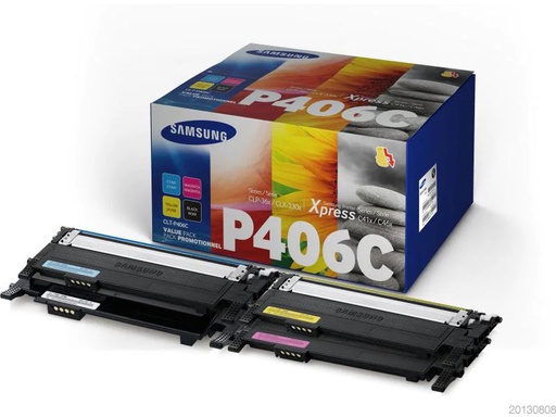 [90020303 699052] Samsung by HP Tonerset CLT-P406C / SU375A Black/Cyan/Magenta/Yellow