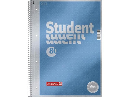 [90020449 950933] Brunnen Collegeblock Premium Student A4, Dot, 80 Blatt