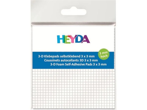 [90020523 665443] Heyda Klebepad 961 Stück, Weiss