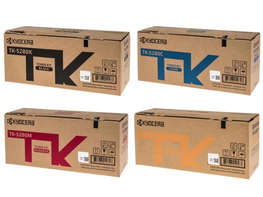 [90167533 744723] Kyocera Tonerset TK-5280 Black/Yellow/Cyan/Magenta
