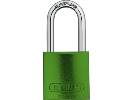 [90002036 1169267] Abus Vorhängeschloss 72/40HB40 Grün Aluminium