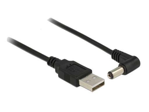 [90020590 779527] Delock USB-Stromkabel USB A – Hohlstecker 5.5/2.1mm 1.5 m