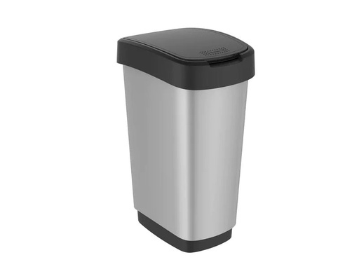 [90168250 513724] Rotho Swingeimer Art Twist 50 l, Silber metallic
