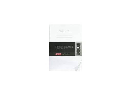 [90020663 1128857] Herlitz Notizblock A5, Kariert, 2x40 Blatt
