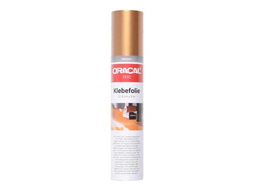 [90020673 915398] ORAFOL Vinylfolie Oracal 751C / 31.5 x 300 cm Gold metallic