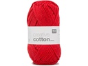 Rico Design Wolle Creative Cotton Aran 50 g, Rot