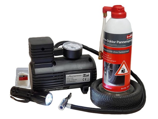 [90020704 356437] HP Autozubehör Reifenpannenset 4-teilig