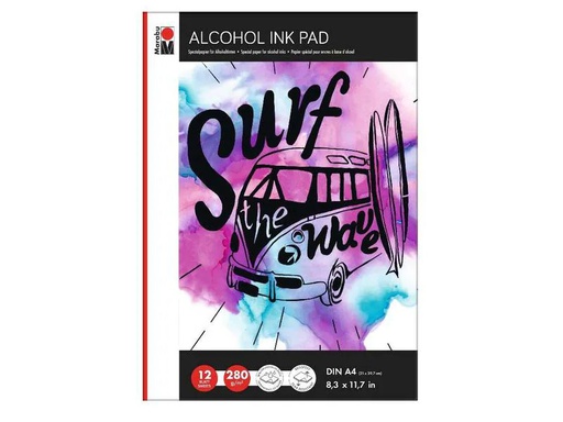 [90020711 1084410] Marabu Malblock Alcohol Ink Pad A4