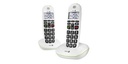 Doro Schnurlostelefon PhoneEasy 110 Duo  Weiss