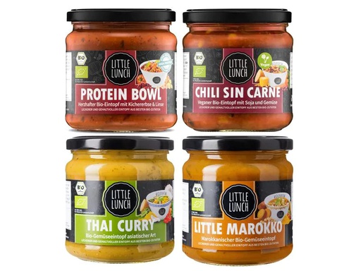 [90168565 1201821] Little Lunch Suppen Little Lunch Set vegan Bio 4 x 350 ml