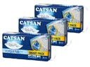 Catsan Katzenstreu Hygiene Plus Smart Pack, 3er Kit, 2 x 4 l