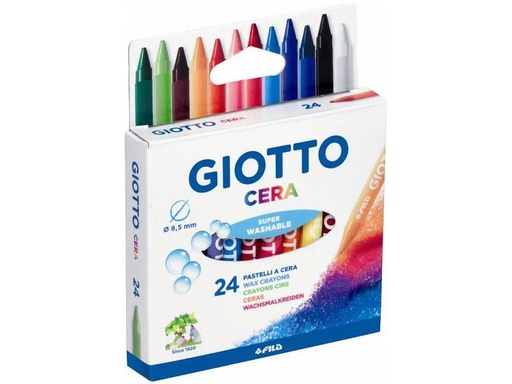 [90168710 1137754] Giotto Wachsmalstifte 24 Stück, Mehrfarbig