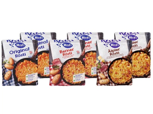 [90168716 1209393] Hero Rösti Hit-Set 6 Beutel