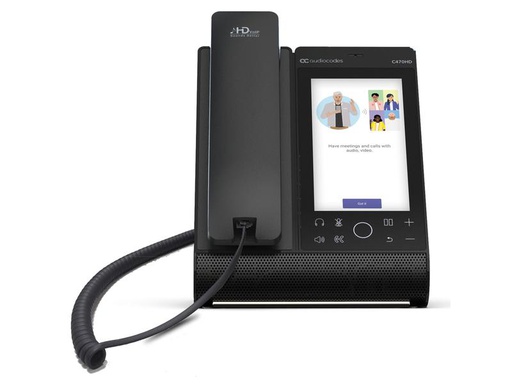 [90168793 1123015] Audiocodes Tischtelefon C470HD Microsoft Teams Schwarz