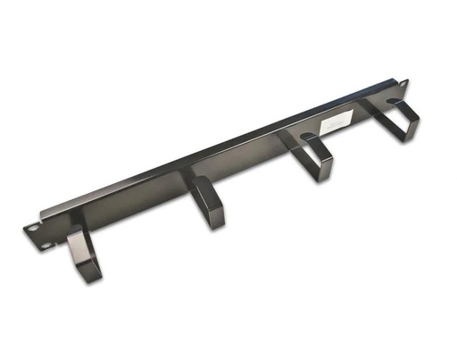 [90168808 230274] Wirewin Kabelführungspanel KFP-4RING METAL SW , Schwarz