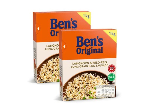 [90168810 802707] Ben's Original Langkorn- &amp; Wildreis 2 x 1 kg